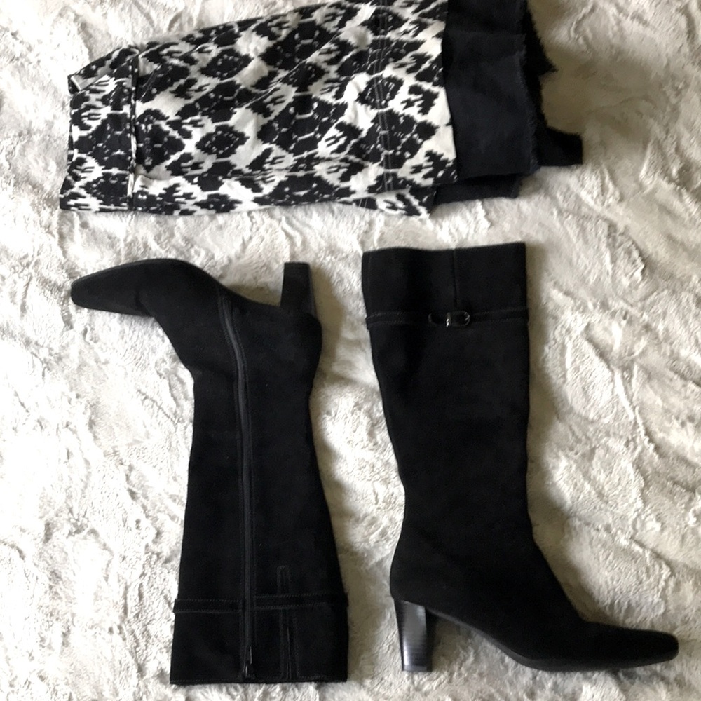 La Canadienne 7.5 boots black suede